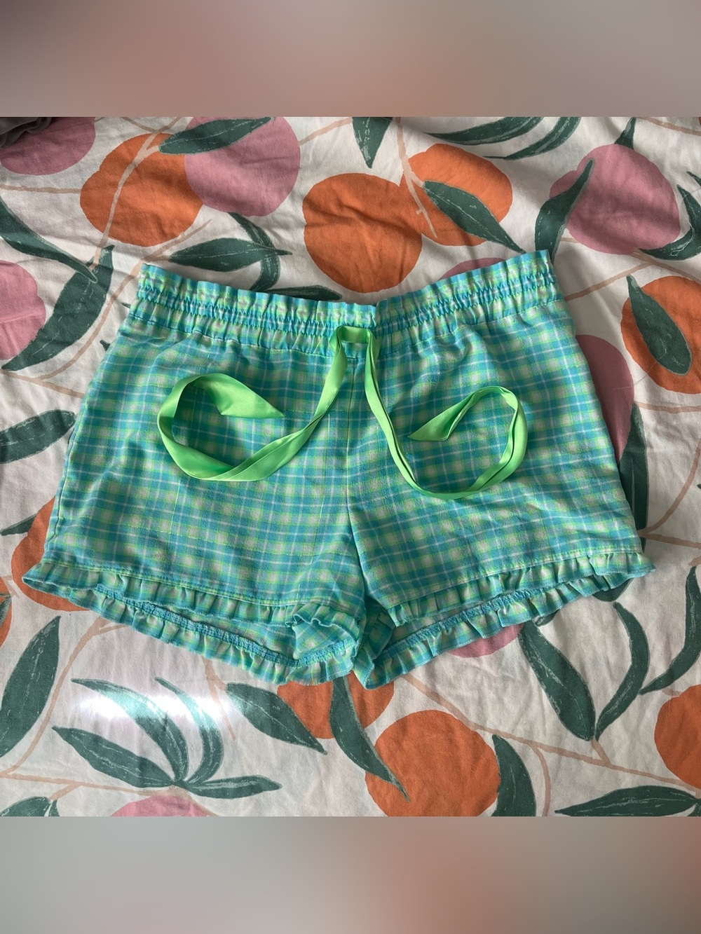 💚 Justice Plaid PJ Shorts 💚